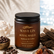 Royal Majlis Bakhoor & Coffee scented candle by Wave Lin — Signature Collection